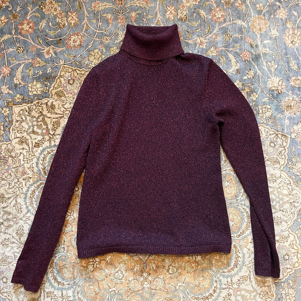 Creatures of Comfort purple turtleneck sweater